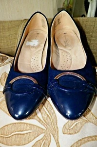 GLORIA VANDERBUILT Memory Foam Schuhe, schwarzes Wildleder, Größe 8 M - Bild 1 von 4