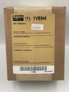 Emerson 58T1S 302858 Therm-O-Disc 58T Thermostat  L105F J1820 051220 New - Picture 1 of 5