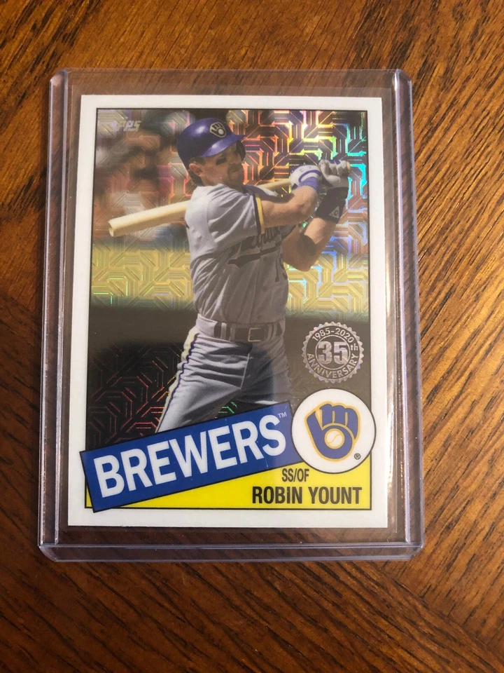 2020 Topps Series 2 Robin Yount Chrome 1985 Insert Card, #85TC-25 - Image 1 of 1