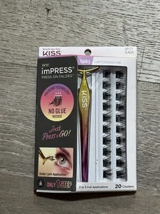 Kiss Impress Press-On Falsies. Spiky With 20 Clusters. New In Box Free Ship - Picture 1 of 1