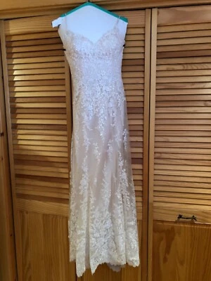Vestido de novia MAGGIE SOTTERO, CHAMPÁN, EXCELENTE ESTADO ~ Talla 6 Foto 1 de 4