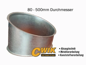 Segmentbogen Bogen Segment Absaugrohr Rohre 22,5° Bogen Bord für Spannring - Bild 1 von 1