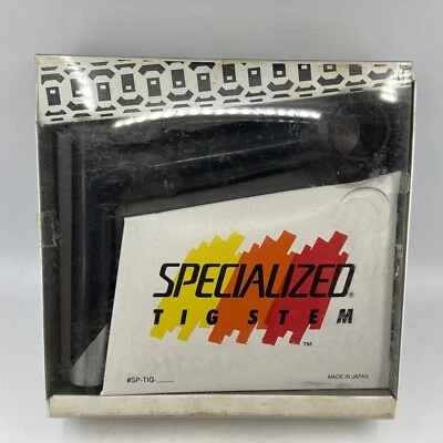 NOS Specialized TIG Black Quill ATB Stem 135mm x 22.2 x 26.0 Made in Japan - Image 1 of 4