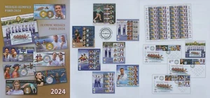 Rumania 2024 Juegos de Verano París, Medallas, Olimpiadas Mi.8393-99, Bloque 1011 - Imagen 1 de 14