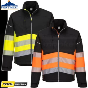 Premium Hi Vis Jacket - Class 1 Breathable, Windproof and Water Resistant Fabric - Picture 1 of 10