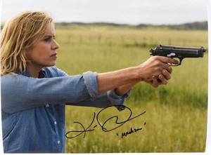 Autógrafo de Fear The Walking Dead Madison Kim Dickens foto firmada JSA 11x14 - Imagen 1 de 3