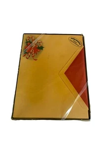 Vintage 1980's Holiday Stationary with Envelopes Old Dead Stick 20 Sheets - Picture 1 of 7