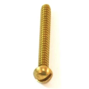 Tornillos de máquina ranurados de latón PFC 06410-1018-400 #10-24 x 1-1/4" (lote de 100) - Imagen 1 de 3