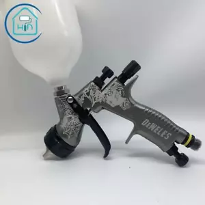 Grau Spritzpistole TE20 1,3 MM Düsenlack HVLP Lackierwerkzeug für Devilbiss - Bild 1 von 4