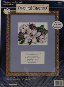 Dimensions Treasured Thoughts God Grant Me Counted Cross Stitch Kit #72434 NIP - Picture 1 of 1