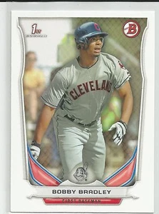 Bobby Bradley Cleveland Indians 2014 Bowman Draft Card - Picture 1 of 2