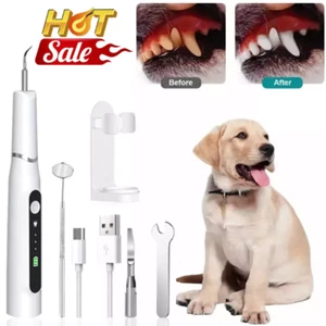 Ultrasonic Dental Scaler For Pet Dog Tartar Stain Tooth Calculus Plaque Remover - Picture 1 of 10