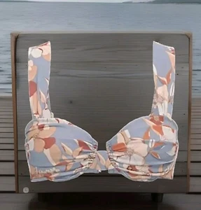 TIME and TRU ~ Blumenmuster ~ Mid-Rise Bikini ~ 2-teiliger Badeanzug ~ Größe: 3X - Bild 1 von 8