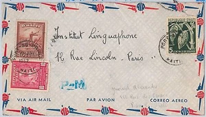 43053 - HAITI - CUBIERTA DE HISTORIA POSTAL de Puerto Príncipe a PARÍS 1952 CACAO - Imagen 1 de 1