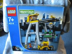 LEGO World City Loading Crane 4514 NEW & ORIGINAL PACKAGING!!! Rarity!!!