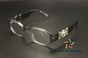 VERSACE VE3320U 593 Grey Transparent Demo Lens 56 mm Men's Eyeglasses - Picture 1 of 6
