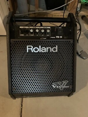 Roland PM-10 V-Drum Speaker System /Speaker Amp Amplifier. VGC - Image 1 of 3