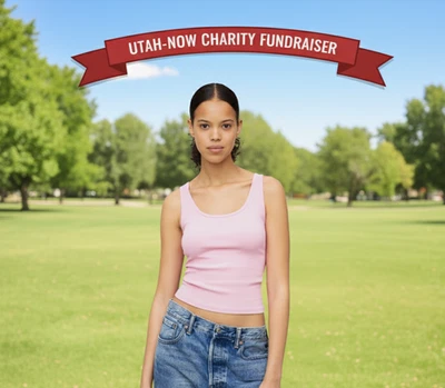 Женская эластичная майка Gap — стильная розовая XS | веселая и яркая - Изображение 1 из 4