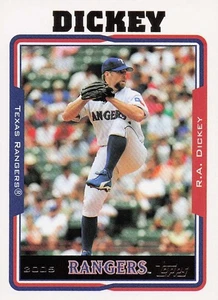 R.A. Dickey #489 2005 Topps Baseball Common 2005 Topps Baseball - Bild 1 von 2