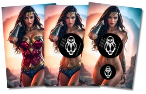 Wonder Woman M (3 Book Set!) - Ltd 100 w/ Matching CoAs! Deviant Nation Art Book - Picture 1 of 8