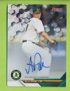 2016 Bowman's Best Auto - A.J. Puk (B16-AP) Oakland Athletics - Bild 1 von 2