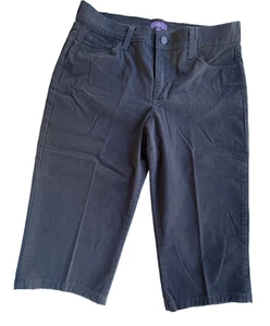 NYDJ Damengröße 12 Taschen Lift Tuck schwarz Denim Cropped Jeans - Bild 1 von 11
