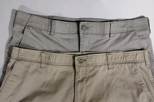 Lee Herren Extreme Hose 42 x 29 (Posten von 2 Paar) grau & hellbraun ** geändert auf 28" Schrittlänge  - Bild 1 von 14