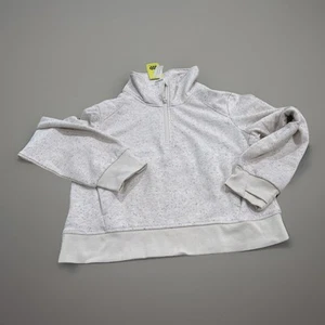 All in Motion Kids Pullover Sweatshirt Size L 10/12 New With Tags White Speckle - Picture 1 of 4