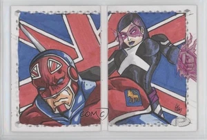 2017 Upper Deck Marvel Premier Dual Panel 1/1 Anthony Gay Auto Sketch 12a0 - Picture 1 of 3
