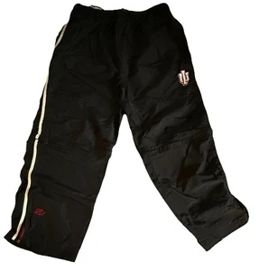 Vtg. Starter IU Indiana University Cargo Track Pants Convertible Shorts Black XL - Afbeelding 1 van 14