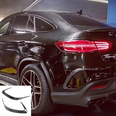 Barbatanas divisoras de para-choque traseiro de carbono real canards para Mercedes Benz C292 GLE63 AMG - Imagem 1 de 4