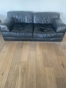 Sofa DeSede DS 76/26c, Vintage Leder Sofa, Schlafsofa, Sitzlandschaft, 70er - Bild 1 von 5
