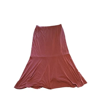 Cato Women's L Flare Skirt Knit Burgundy Casual Comfy Modern - Image 1 of 4