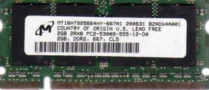2GB IBM/Lenovo IdeaPad 3000 K100/N200/N500/V200/Y200/Y300/Y400/Y500/Y510 Memory - Picture 1 of 1