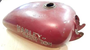 De colección OEM AMF 1973 Superglide FXE Cabezal de Pala Tanque de Gas Combustible Gasolina Depósito Factor - Imagen 1 de 11