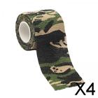 4X Cohesive Bandage Portable Fixation 5cm Width 4.5M Length Stretch Wrap for