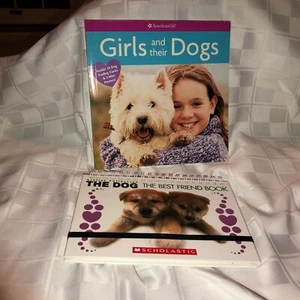 American Girl "Girls and their Dogs" Book & The Dog "The Best Friend Book" - Picture 1 of 9