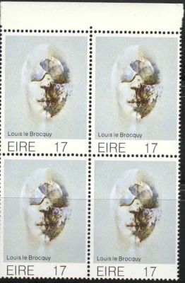 Bloque de estampillas Irlanda 1977 SC# 415 17p multi 'cabeza' MNH envío gratuito Foto 1 de 2