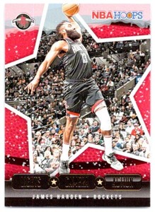 2020-21 NBA Hoops Winter Lights Camera Action James Harden Houston Rockets #21