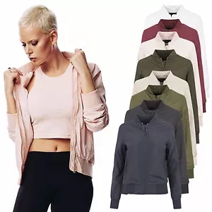 Urban Classics Damen Leichte Bomberjacke Damenjacke Bomber Jacke Übergangsjacke - Bild 1 von 13