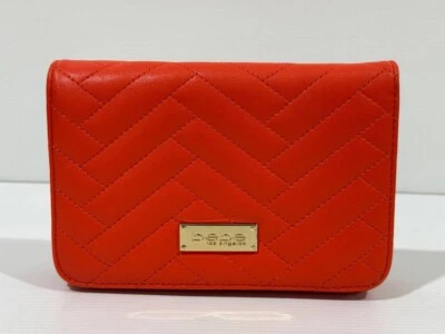 Bebe Quilted “Sophia” Crossbody Bag in Wine Red, Maroon, Burgundy - Image 1 of 4