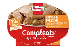 HORMEL COMPLEATS Vassoio per microonde per tacchino e condimento, 10 once (Confezione da 6) - Foto 1 di 3