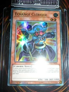 YU-GI-OH! SUPER RARE ECHANGE CLERIQUE FIGA-FR036 NEUF EDITION 1 - Picture 1 of 1