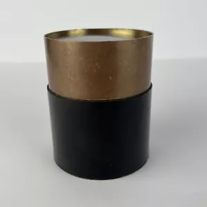 Portasigarette vintage Germania ottone pelle - Foto 1 di 24