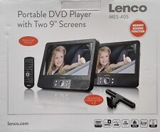 Lenco MES-405 9 Zoll Tragbarer DVD-Spieler - Schwarz, 2 Stück