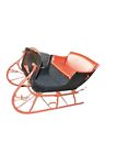Restored Antique Cutter Sleigh Horse Drawn Sled, Red & Black