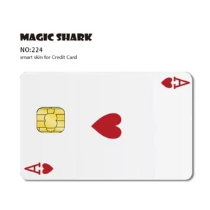 Credit Card SMART Sticker skin protector pre-cut small chip (FRONT ONLY) - Picture 1 of 1