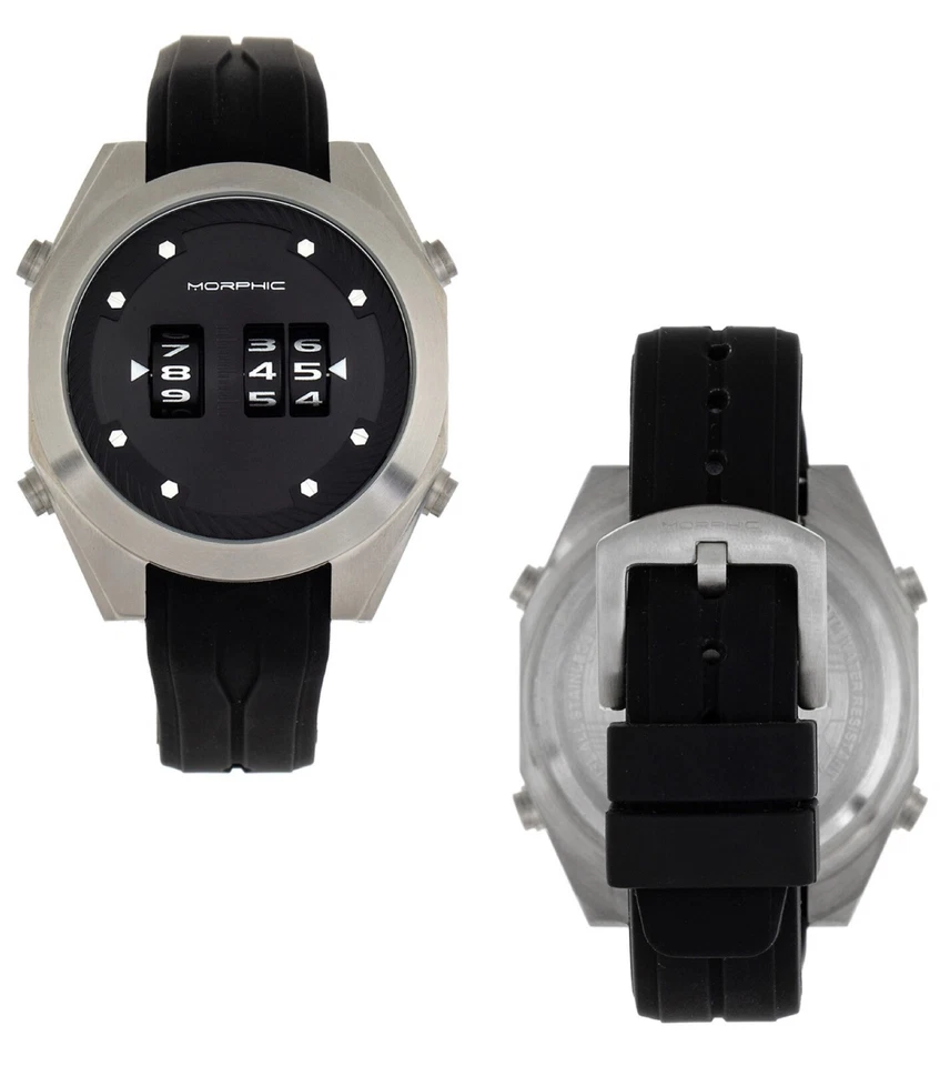 MORPHIC M76 Series Quartz Black Dial Men's Watch 7602 Expedited