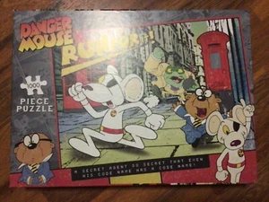 DANGER MOUSE Run For It! 1000+ piece jigsaw puzzle 1983 - Picture 1 of 2