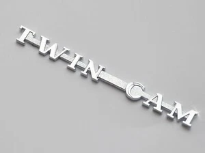MGA Chrome Twin Cam / Twincam Badge, MG part; AHH5729 J Fray OE British Made - Picture 1 of 2